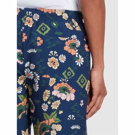 Farah Colbert Floral Swim Shorts Богата Индиго Мъжки плувни шорти и клинове