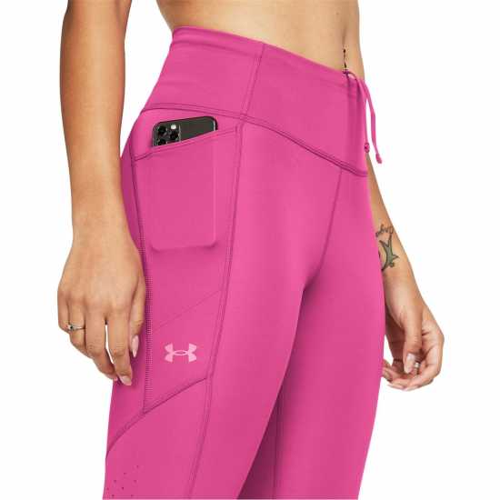 Дамско трико и клинове Under Armour Armour Ua Fly Fast Ankle Tight Legging Womens Pink Under Armour Armour Ua Fly Fast Ankle Tight Legging Womens Pink Дамско трико и клинове