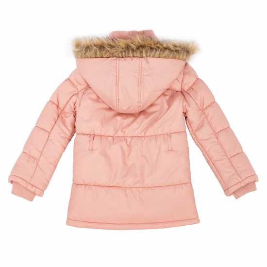 Lee Cooper Cooper Girls' Stylish Warm Jacket Pink Детски якета и палта
