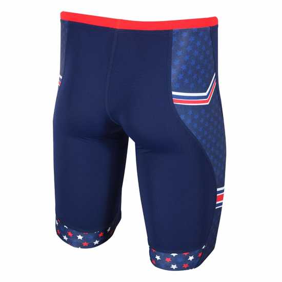 Zone3 All-American Jammer Blue/Red Мъжки плувни шорти и клинове