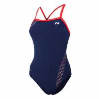 Zone3 All-American Swimsuit Blue/Red Дамски бански