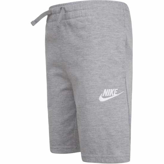 Детски къси панталони Nike Club Jersey Short Infants Grey Nike Club Jersey Short Infants Grey Детски къси панталони