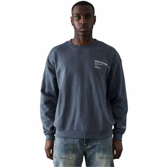 Series 55 Labach Front Back Logo Crewneck Sweatshirt  