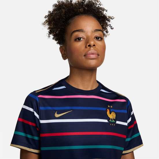 Nike France Academy Pro Home Pre-Match Shirt 2024 Womens  Дамски тениски и фланелки