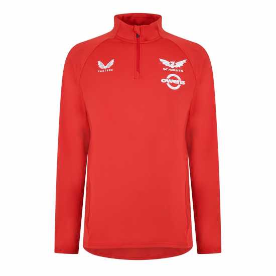 Scarlets Quarter Zip Midlayer 2024 2025 Adults Scarlets Quarter Zip Midlayer 2024 2025 Adults
