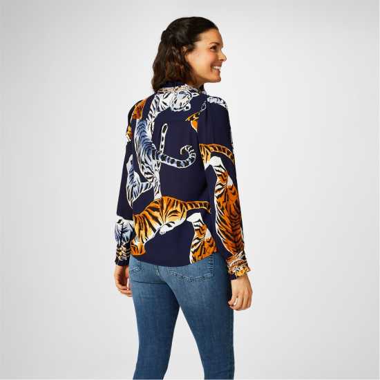 Дамски ризи и тениски Biba Chain Detail Blouse Biba Chain Detail Blouse Дамски ризи и тениски