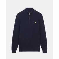 Lyle And Scott Пуловер С Цип Ribbed Quarter Zip Jumper Тъмно морско синьо Lyle And Scott Пуловер С Цип Ribbed Quarter Zip Jumper Тъмно морско синьо