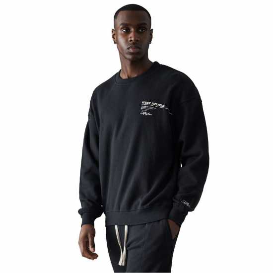 Series 55 Labach Front Back Logo Crewneck Sweatshirt  
