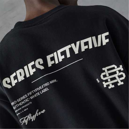 Series 55 Labach Front Back Logo Crewneck Sweatshirt  