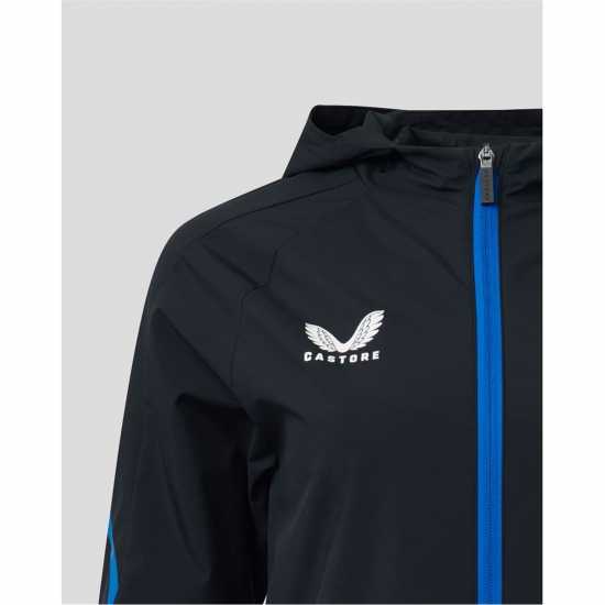 Castore Lghtwght Jkt Ld99 Черно/Синьо Дамско водонепромокаемо облекло