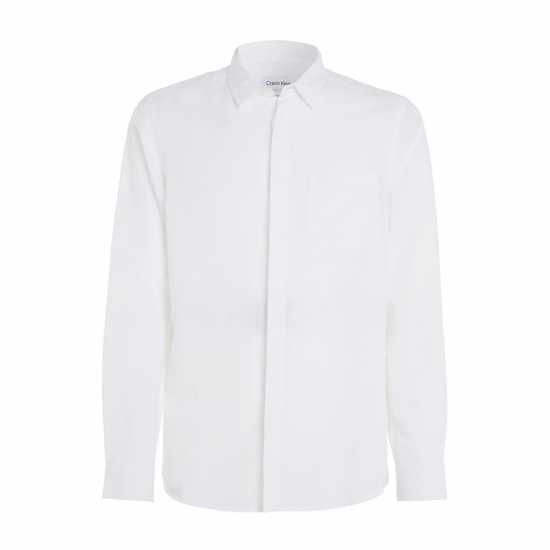 Calvin Klein Regular-Fit Linen Cotton Shirt  