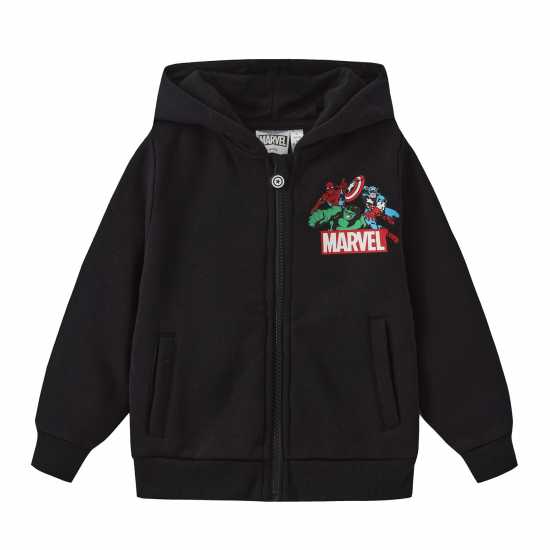 Character Tracksuit Set Juniors Марвел Черно Детски спортни екипи