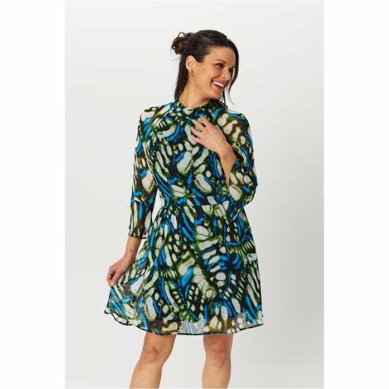 Biba Дамска Рокля Women's Keyhole Skater Dress  