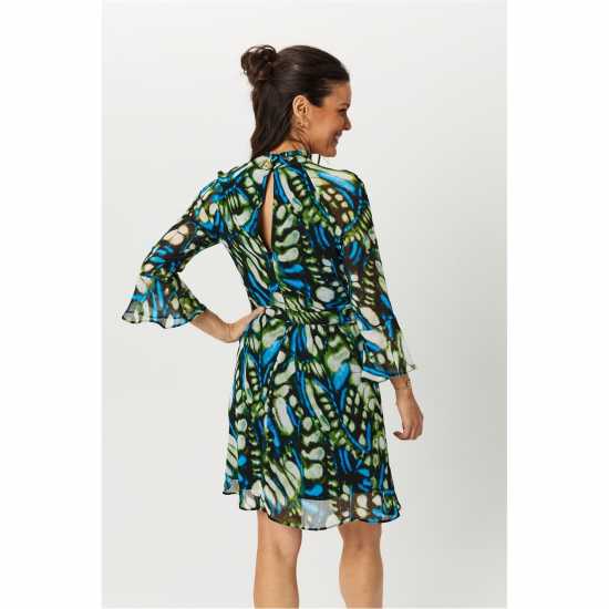 Biba Дамска Рокля Women's Keyhole Skater Dress  