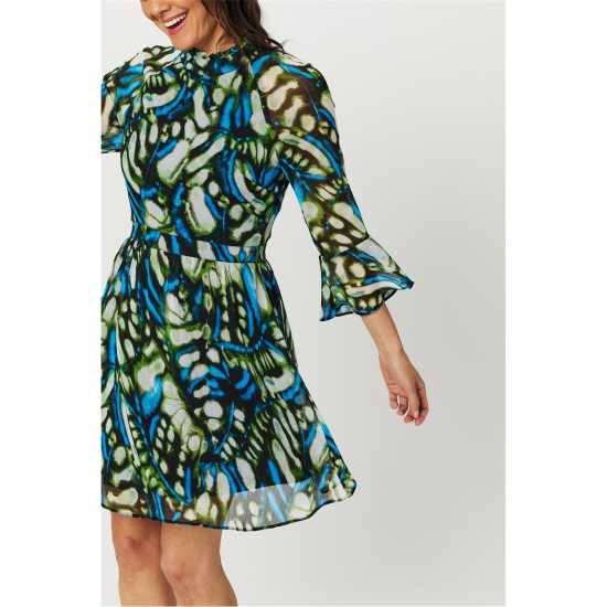 Biba Дамска Рокля Women's Keyhole Skater Dress  