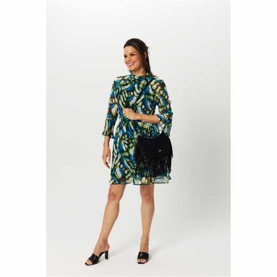 Biba Дамска Рокля Women's Keyhole Skater Dress  