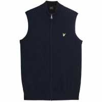 Lyle And Scott Плетен Пуловер Men's Zipped Knitted Sweater Vest  