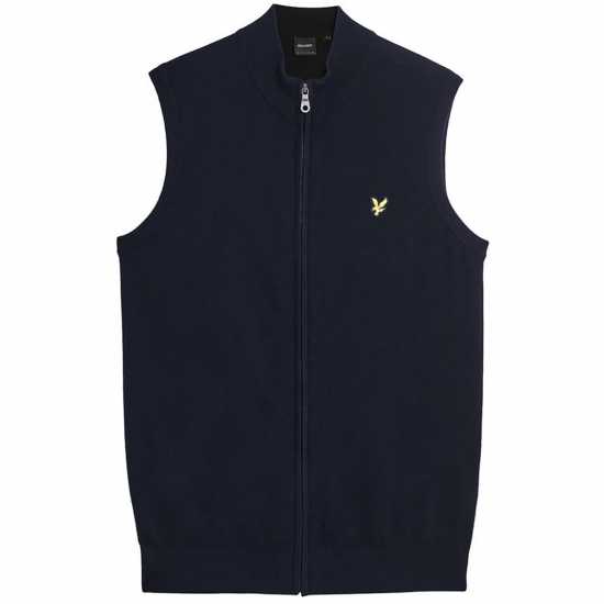 Lyle And Scott Плетен Пуловер Men's Zipped Knitted Sweater Vest Lyle And Scott Плетен Пуловер Men's Zipped Knitted Sweater Vest