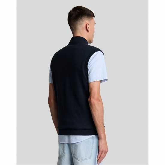 Lyle And Scott Плетен Пуловер Men's Zipped Knitted Sweater Vest Lyle And Scott Плетен Пуловер Men's Zipped Knitted Sweater Vest