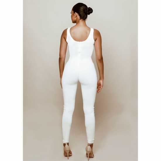 Дамски дълги и къси гащеризони Honeyz 2-Way Jumpsuit Womens Бяло Honeyz 2-Way Jumpsuit Womens Бяло Дамски дълги и къси гащеризони