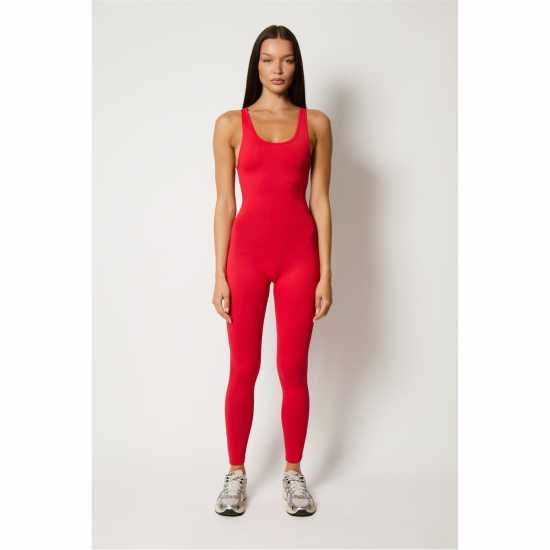 Honeyz 2-Way Jumpsuit Womens Червено Дамски дълги и къси гащеризони