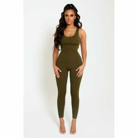 Honeyz 2-Way Jumpsuit Womens Хаки Дамски дълги и къси гащеризони