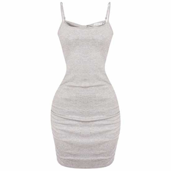 Honeyz Women's Backless Maxi Dress Сиво 