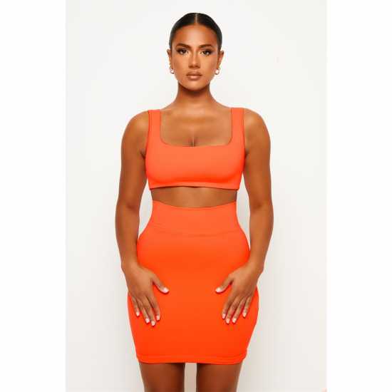 Honeyz Women's Bandage Mini Dress Оранжево 
