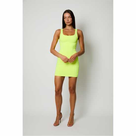 Honeyz Women's Bandage Mini Dress Жълто 