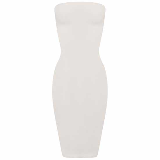 Дамска Рокля Honeyz Women's Boobtube Midi Bodycon Dress Бяло 