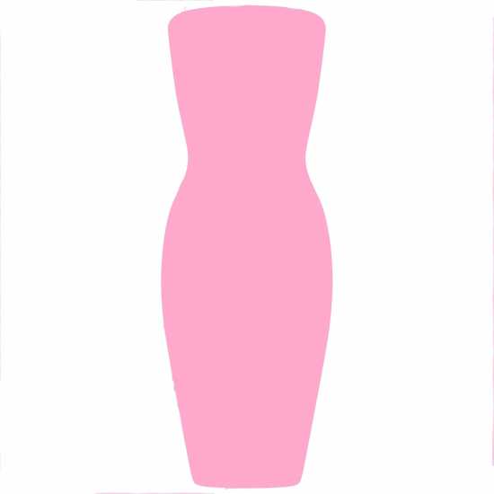 Дамска Рокля Honeyz Women's Boobtube Midi Bodycon Dress Розово 