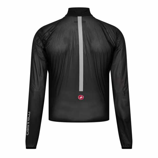 Castelli Дълго Мъжко Яке Squall Shell Jacket Mens Светло черно 