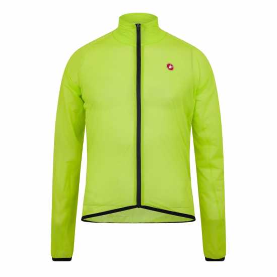 Castelli Дълго Мъжко Яке Squall Shell Jacket Mens Електрическа лимона Castelli Дълго Мъжко Яке Squall Shell Jacket Mens Електрическа лимона