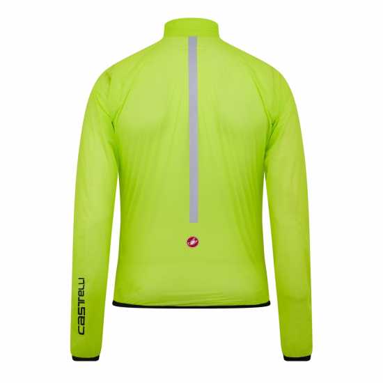 Castelli Дълго Мъжко Яке Squall Shell Jacket Mens Електрическа лимона Castelli Дълго Мъжко Яке Squall Shell Jacket Mens Електрическа лимона