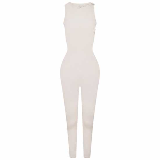 Honeyz Snatched Jumpsuit Womens Бяло Дамски дълги и къси гащеризони