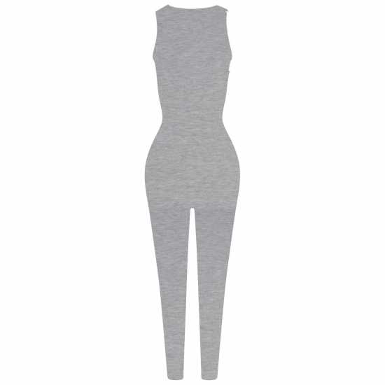 Honeyz Snatched Jumpsuit Womens Сиво Дамски дълги и къси гащеризони