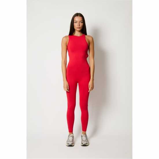 Honeyz Snatched Jumpsuit Womens Червено Дамски дълги и къси гащеризони