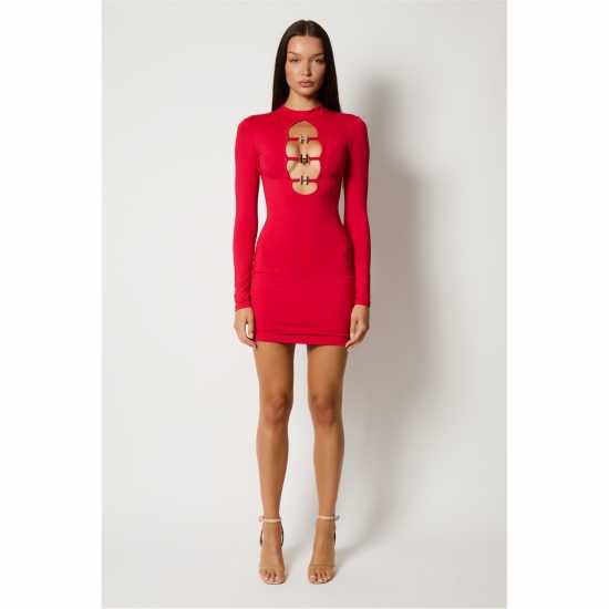 Honeyz Women's Mini Dress Червено 