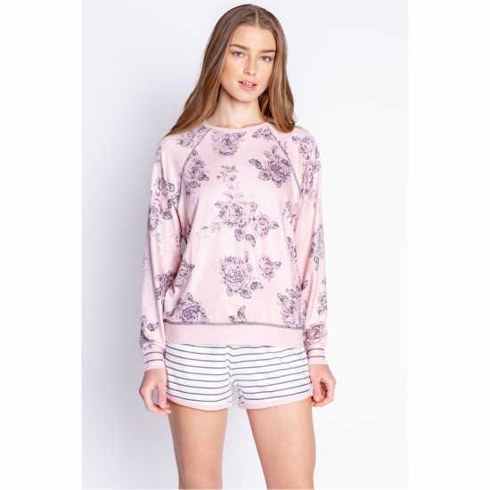 Дамски пижами Salvage Floral Crew Neck Salvage Floral Crew Neck Дамски пижами