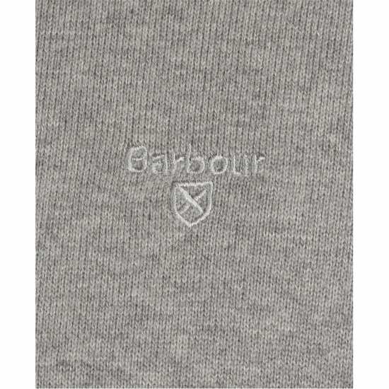 Barbour Pima Cotton Knitted Jumper Grey GY51 