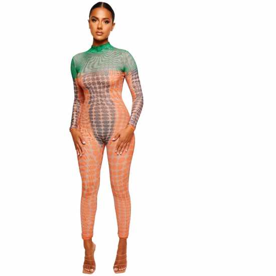 Honeyz Mesh Jumpsuit Womens  Дамски дълги и къси гащеризони