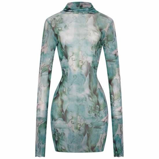 Women's Mesh Mini Dress  