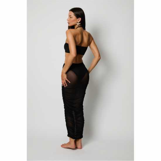 Honeyz Women's Mesh Reversible Cut Out Dress Черно 