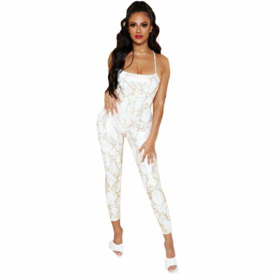 Honeyz Jumpsuit Womens Бяло Дамски поли и рокли