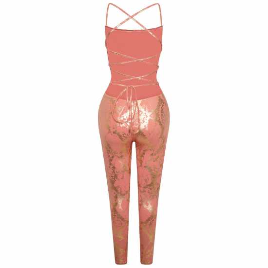 Honeyz Jumpsuit Womens Розово Дамски поли и рокли