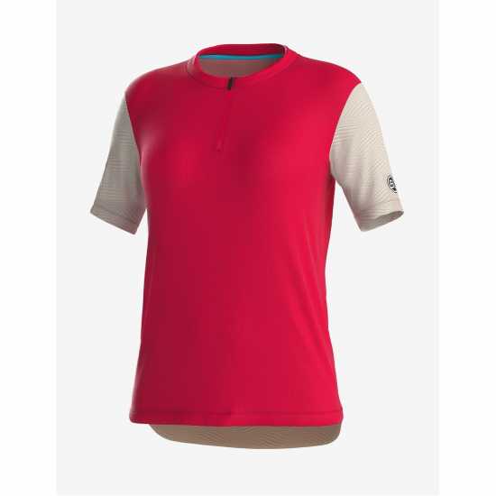 Bicycle Line Women's Zoe Half Zip Short Sleeve Cycling Jersey Фуксия Bicycle Line Women's Zoe Half Zip Short Sleeve Cycling Jersey Фуксия