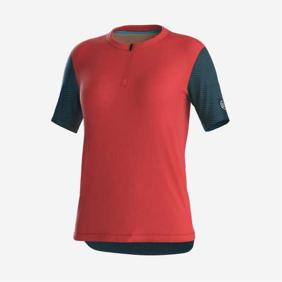 Дамска Фланелка Bicycle Line Zoe Short Sleeve Jersey Ladies Праскова Дамска Фланелка Bicycle Line Zoe Short Sleeve Jersey Ladies Праскова