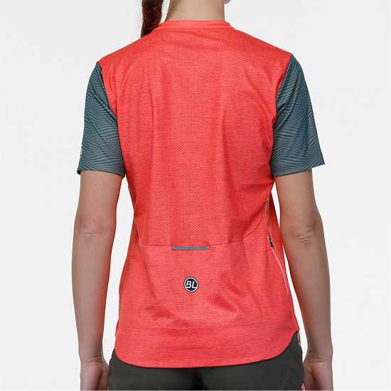 Дамска Фланелка Bicycle Line Zoe Short Sleeve Jersey Ladies Праскова Дамска Фланелка Bicycle Line Zoe Short Sleeve Jersey Ladies Праскова