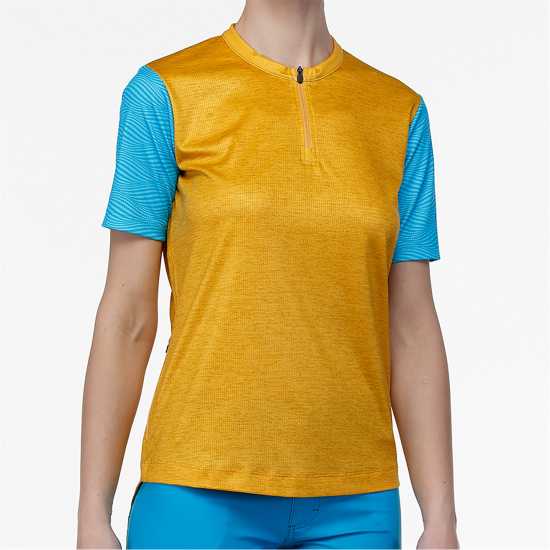 Дамска Фланелка Bicycle Line Zoe Short Sleeve Jersey Ladies Горчица Дамска Фланелка Bicycle Line Zoe Short Sleeve Jersey Ladies Горчица