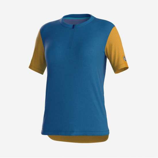 Дамска Фланелка Bicycle Line Zoe Short Sleeve Jersey Ladies Авио синьо Дамска Фланелка Bicycle Line Zoe Short Sleeve Jersey Ladies Авио синьо